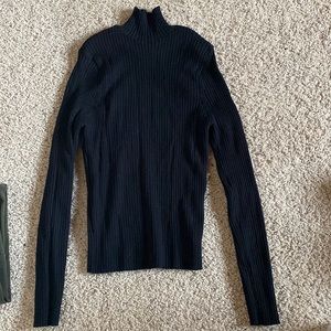 Zara black long sleeve sweater